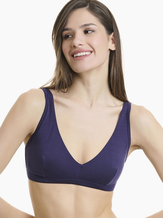 Walk Women's Bra with Removable Padding Blue