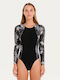 One-Piece Swimsuit Black