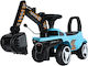 Kids 6V Electric Excavator Blue
