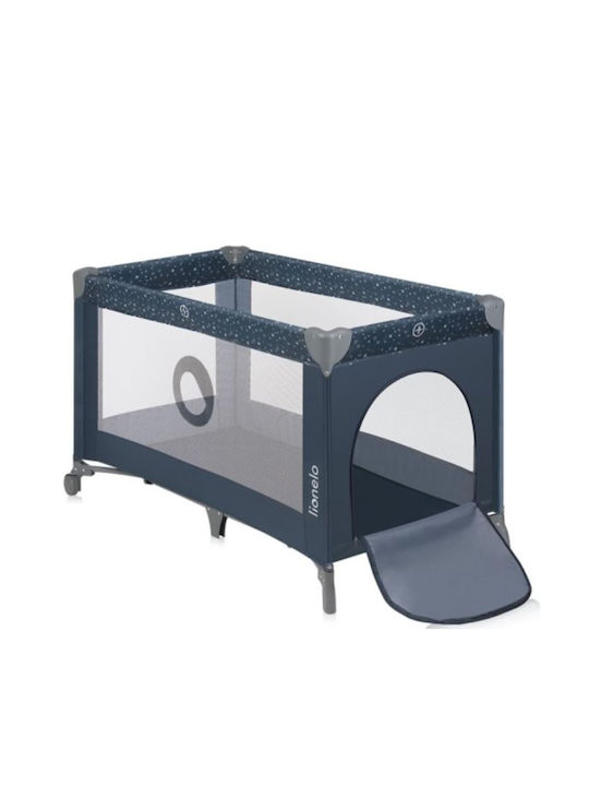 Lionelo Stefi Playpen with Mattress Blue 125x65cm