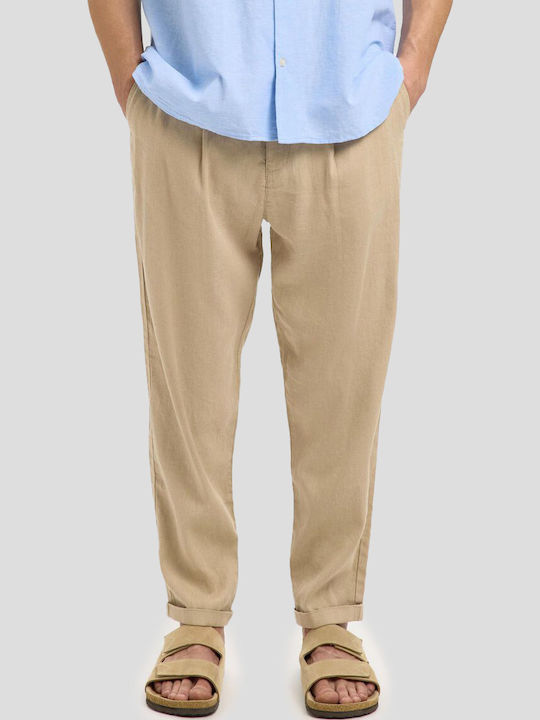 Selected Панталон с Relaxed Кройка Beige
