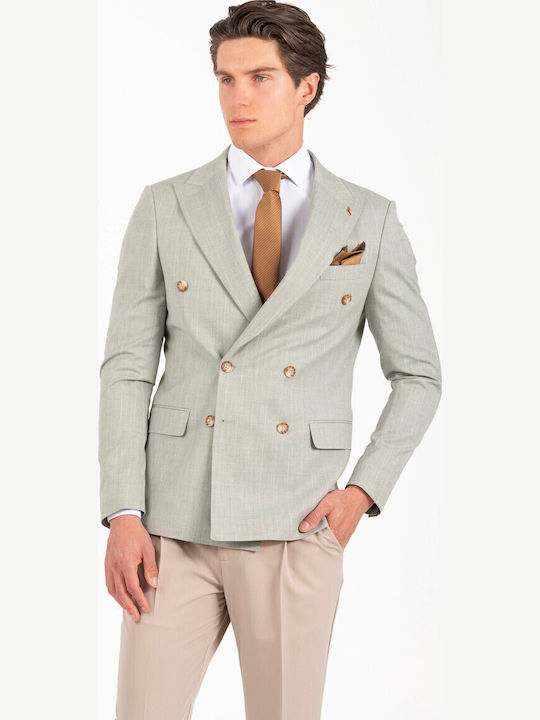Vittorio Artist Men's Suit Jacket Green