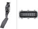 Hella Car Footrest Board Universal from Rubber Silver