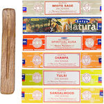 Set Αρωματικά Στικ Satya Incense Sticks 6 Τμχ