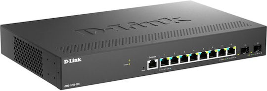 D-Link DMS-1250-10S/E Verwaltet L2 Switch mit 8 Ports Ethernet und 2 SFP Ports