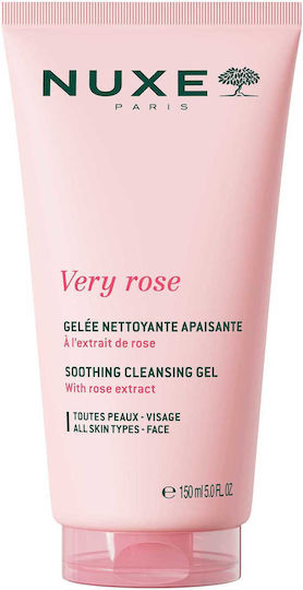 Nuxe Very Rose Facial Cleansing Gel with Soothing & Moisturizing Action 150ml
