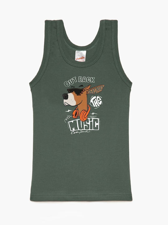 Minerva Out Back Green Balsam Kids' Undershirt green