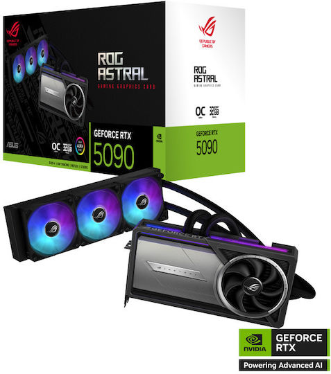 Asus GeForce RTX 5090 32GB GDDR7 ROG Astral LC Graphics Card