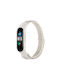 Leewello Λουράκι Υφασμάτινο Λευκό (Mi Band (Xiaomi) M3, M4, M5, M6, M7)