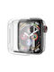 TPU Silikonhülle für Apple Watch Serie 9 8 7 45mm Transparent