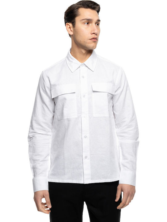 Smart Fashion Дълъг ръкав Риза White