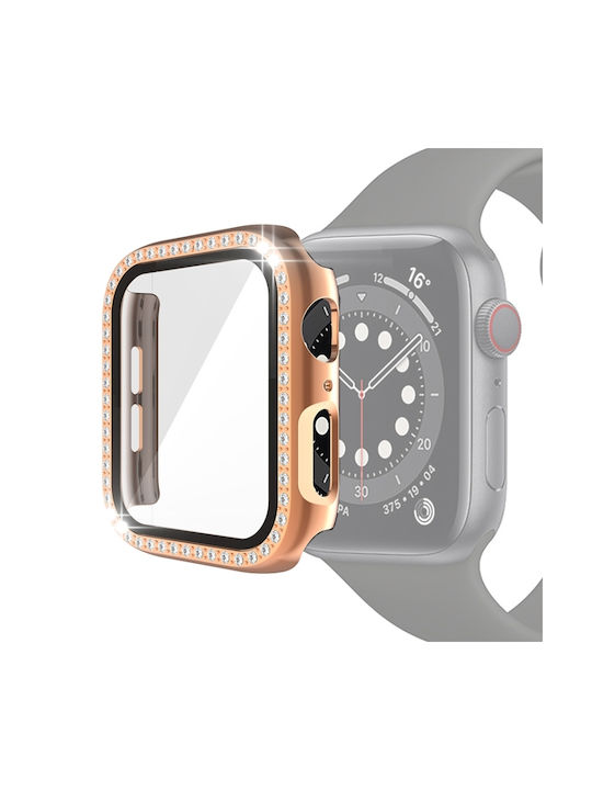 Carcasă de Plastic în culoarea Rose Gold pentru Apple Watch Seria 6, SE, 5, 4 44mm
