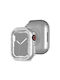Πλαστική Θήκη σε Ασημί χρώμα για Apple Watch Series 9, 8, 7 41 mm
