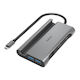 HAMA 7-in-1 USB-C Докинг станция с HDMI 4K PD Ethernet Сив