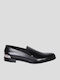 Leder Herren Mokassins in Schwarz Farbe