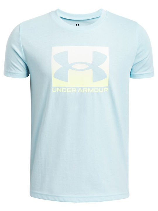 Under Armour Παιδικό T-shirt Γαλάζιο