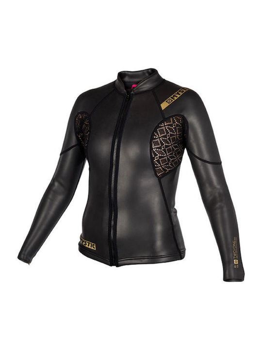 Mystic Diva Wetsuit Jacket with Zip Black 2mm