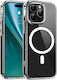 Etteri Hybrid Back Cover Silicone / Plastic 1.5mm Transparent (iPhone 15 Pro Max)