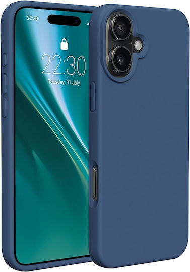 Etteri Back Cover Σιλικόνης Navy Μπλε (iPhone 16 Plus)