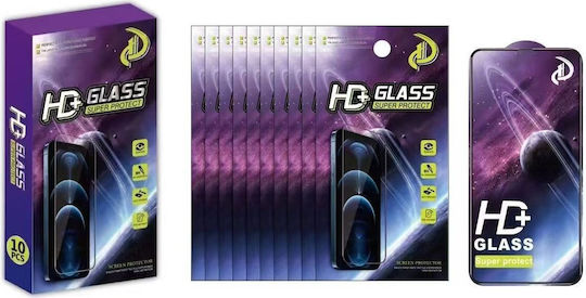 TelForceOne 9D 0.3mm Tempered Glass 10τμχ (iPhone 17e / 16e / 14 / 13 / 13 Pro)