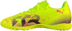 PUMA Future 8 Play TT Football Shoes with Molded Cleats Yellow