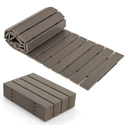 Costway Wegweiser für Gartenboden aus Holz 242x43cm 1Stück Costway Wegweiser für Gartenboden aus Holz 242x43cm 1Stück