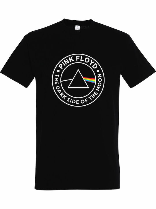 Tricou unisex "Pink Floyd Dark Side Moon" negru