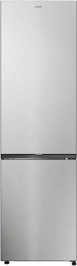Candy Ψυγειοκαταψύκτης 409lt NoFrost Υ205xΠ59.5xΒ66.7εκ. Inox ECN2CQTEX206