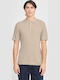 Polo Short Sleeve Blouse Plaza Taupe