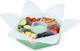 Melii Snackle Box Hexagon Plastic Kids' Food Co...