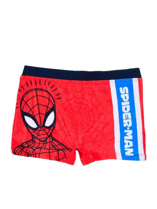 Superheroes Kids Swimwear Swim Shorts Red