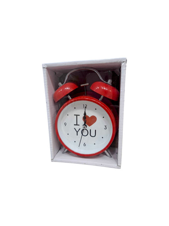 Ceas de Masă cu Alarmă Roșu 880652