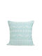 Nima Decorative Pillow Case Raiza made of 100% Cotton Petrol Blue 45x45cm