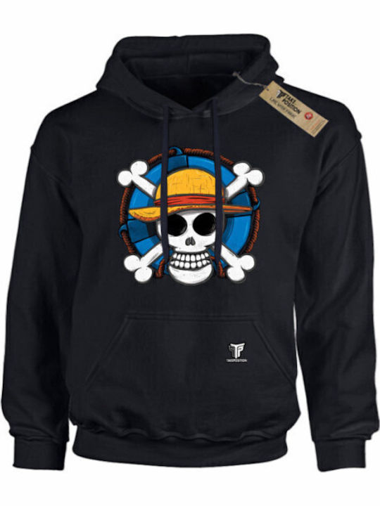 Kinder-Sweatshirt mit Kapuze Black
