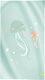 Saro Strandtuch Mikrofaser Qualle 90x160cm 64302
