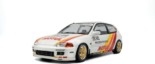 1/18 Honda Civic Sir-ii Eg6 Works Mugen Racing 1992 White