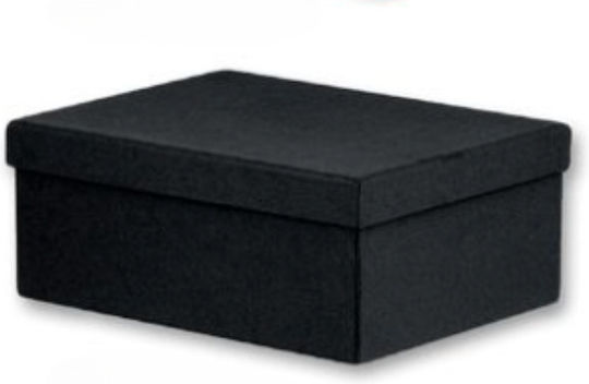 Хартия Кутия за Подарък Черен 20x8x15см.