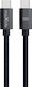 Maxlife USB 2.0 Kabel USB-C männlich - USB-C 100W PD Schwarzes 1m