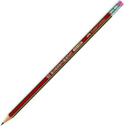 Молив Faber-Castell Drawing 2001 2B с гума червен 4005401121015 Молив Faber-Castell Drawing 2001 2B с гума червен 4005401121015