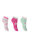 FILA Kids' Ankle Socks Invisible Multicolored 3 Pairs