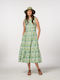Sommer Midi Kleid Bay Leaf Mint