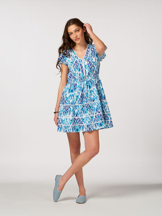 Sommer Mini Kleid Blue