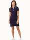 Dress Blue Polka Dot