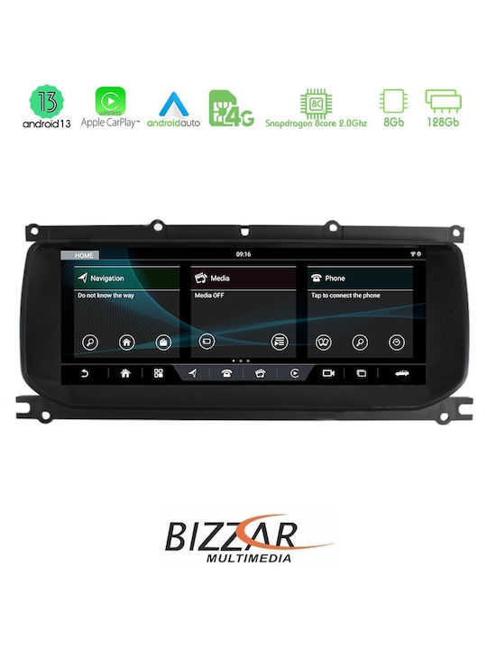 Bizzar Car Audio System for Land Rover Range Rover Evoque 2011-2015 (Bluetooth/USB/WiFi/GPS/Apple-Carplay/Android-Auto/CD) with Touch Screen 10.25"