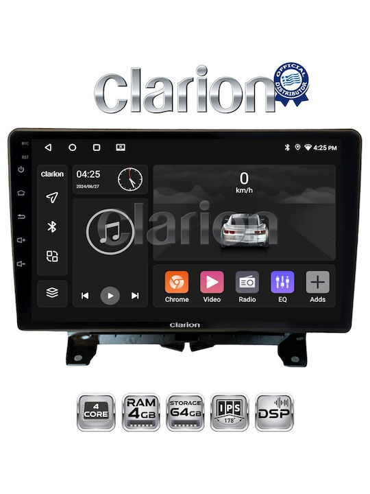 Clarion Car Audio System for Land Rover Range Rover Sport 2005 > 2014 (Bluetooth/USB/WiFi/GPS/Apple-Carplay/Android-Auto)