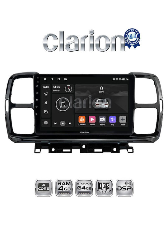 Clarion Car Audio System for Citroen C5 Aircross / C5 2017 > 2021 (Bluetooth/USB/WiFi/GPS/Apple-Carplay/Android-Auto)