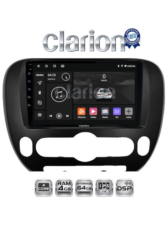 Clarion Auto-Audiosystem für Kia Seele 2014 (Bluetooth/USB/WiFi/GPS/Apple-Carplay/Android-Auto)