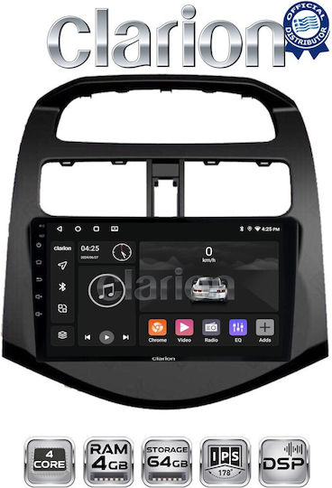 Clarion Ηχοσύστημα Αυτοκινήτου για Chevrolet Spark 2009>2016 (Bluetooth/USB/WiFi/GPS/Apple-Carplay/Android-Auto)