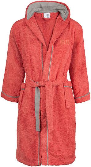 Beauty Home Kids Hooded Bathrobe Coral dceb7edd5868