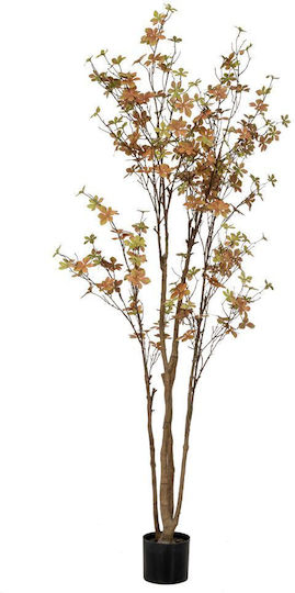 Φυτο Enkianthus 310 Φυλλα 170εκ Πλαστικο Κασπω Φ15χ12.5εκ